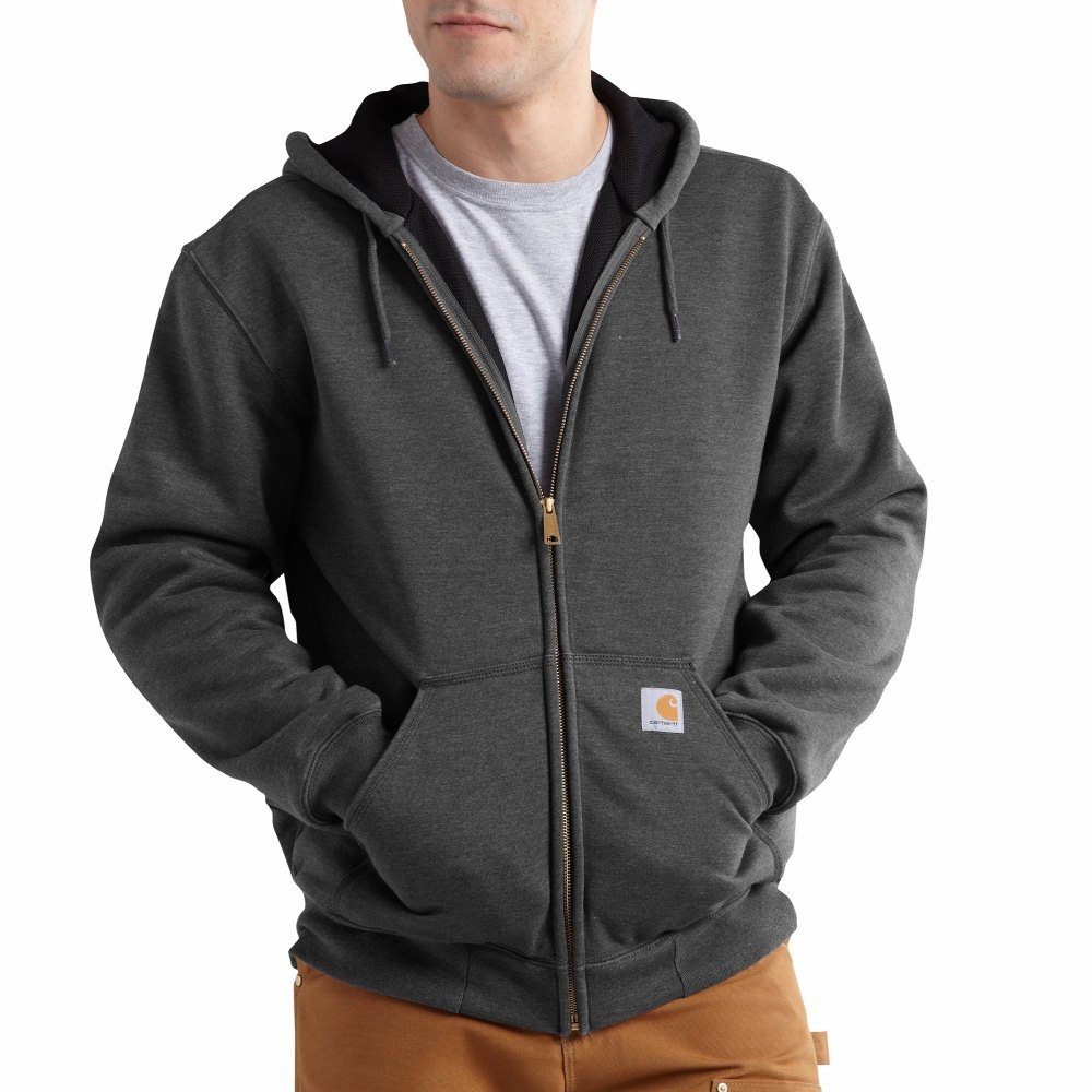 100632 Rain Defender® Rutland Thermal-Lined Hooded Zip-Front Sweatshirt ...