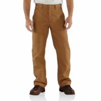 FR-FRB229 (105014) Flame-Resistant Duck Work Dungaree (in Carhartt Brown)