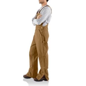 BIBS-R37 (106671) Zip-To-Thigh Bib Overalls (in Carhartt Brown) - Image 3