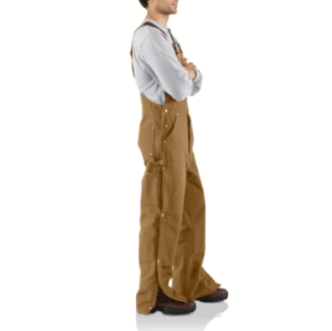 BIBS-R37 (106671) Zip-To-Thigh Bib Overalls (in Carhartt Brown) - Image 4