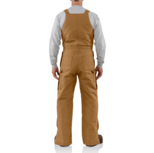 BIBS-R38 Loose Fit Firm Duck Insulated Biberalls (in Carhartt Brown) - Image 2