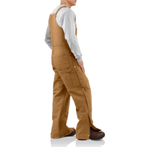 BIBS-R38 Loose Fit Firm Duck Insulated Biberalls (in Carhartt Brown) - Image 4