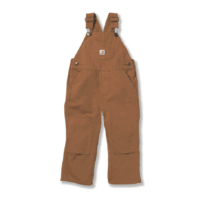 KIDS-CM8609 Boy's Canvas Bib Overall (in Carhartt Brown)