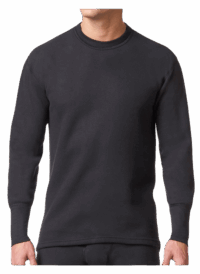 7567-552 Men's L/S Microfleece Base - Black