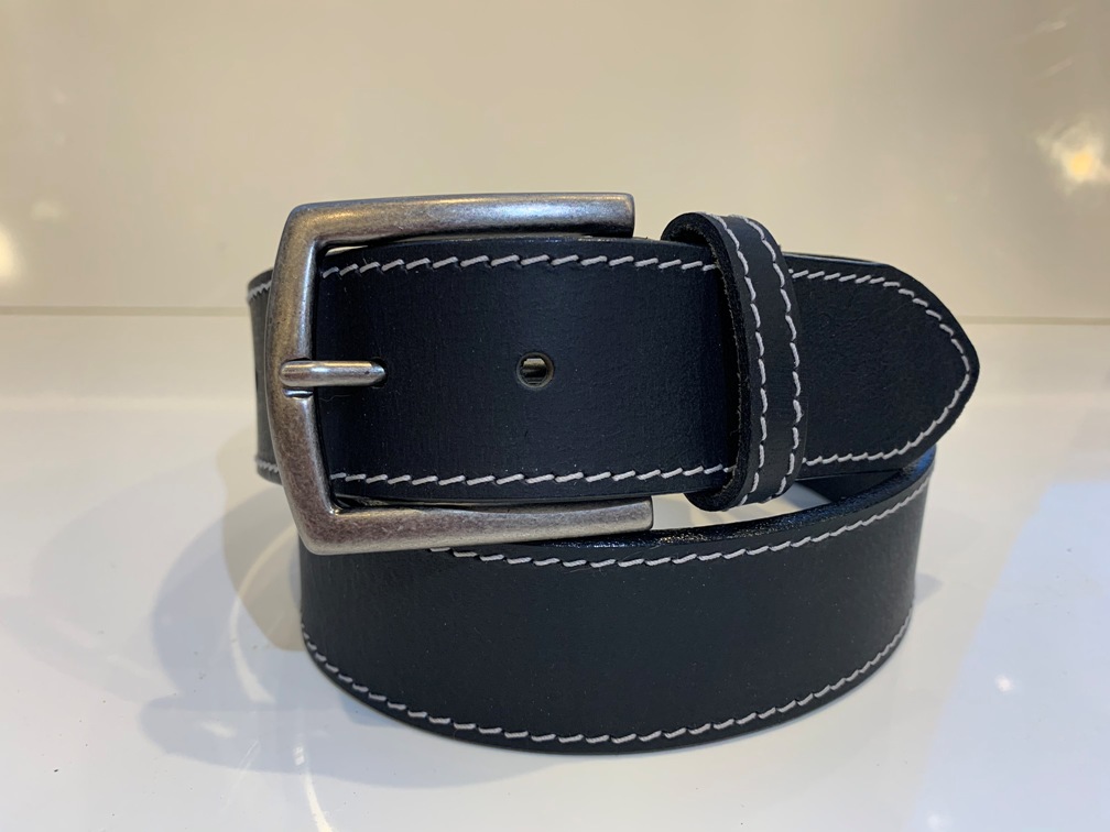 8028-11 Bench Craft 40MM Black Leather Belt | Reddhart Workwear Stores ...