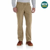 PANTS-102291 M Rugged Flex® Relaxed Fit Canvas Work Pant (in Dark Khaki)