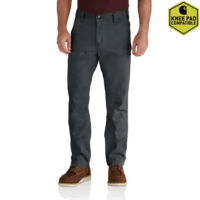 PANTS-102802 M RF RlxdFit Cnvs Double-Front Utility Work Pant (in Shadow)