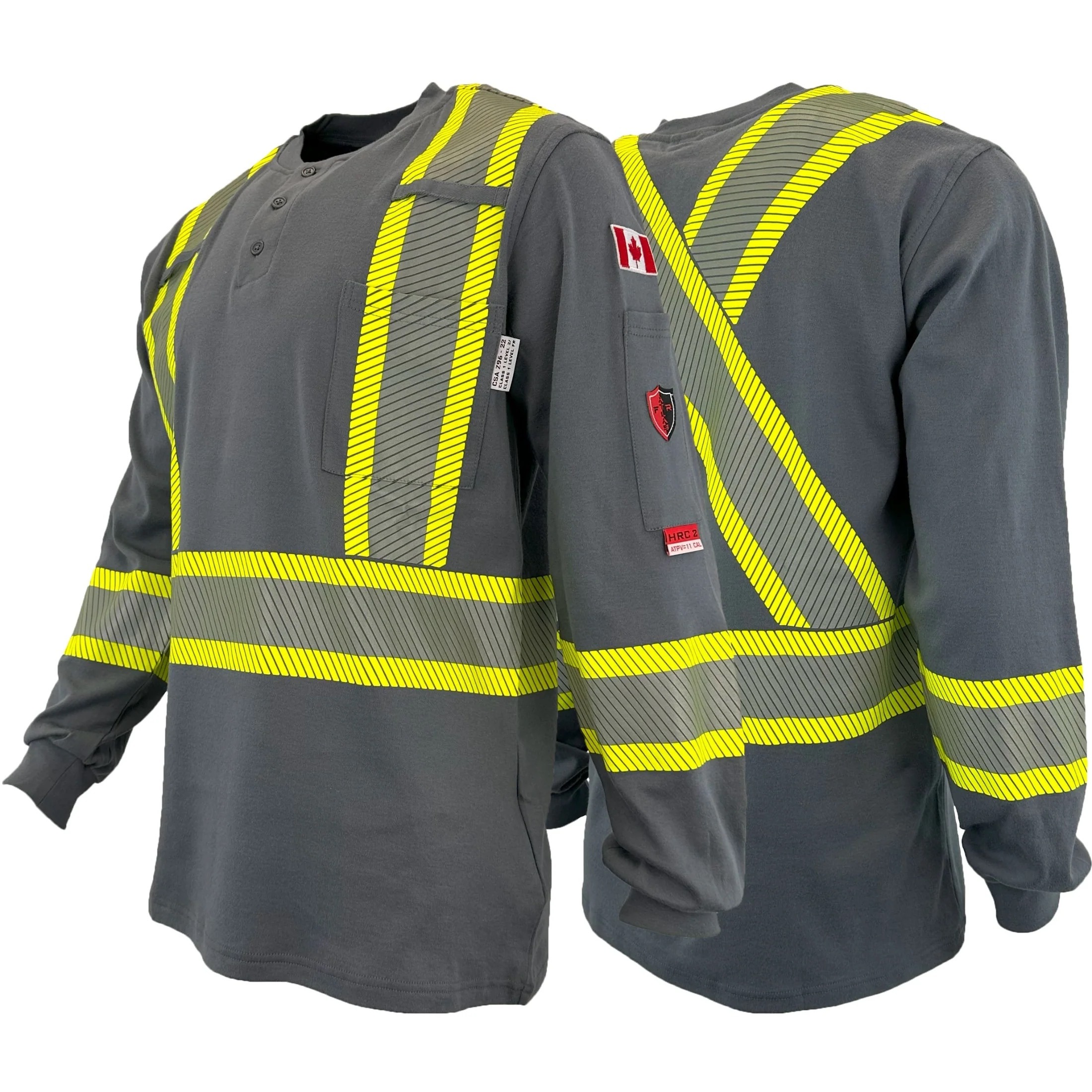 Atlas Guardian® FR/AR 4” Henley Shirt - 4034 - Image 2